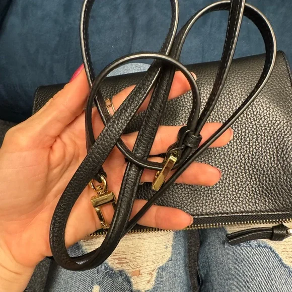Tory Burch Black Leather Crossbody - Picture 3 of 7